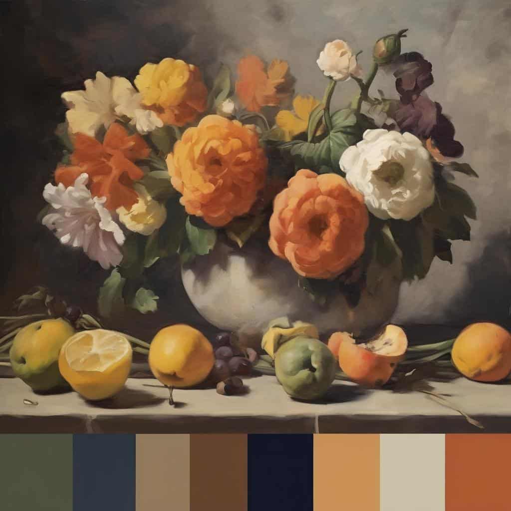 Λουλούδια σε βάζο, ρεαλιστικό πίνακας, τέχνη και τεχνολογία, ζωγραφική, σύγχρονη τέχνη, καινοτομίες στην τέχνη.